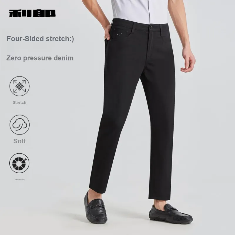LESS IS MORE Four Way Stretch SS25 Jeans Men's Black G5XNZ00301-4