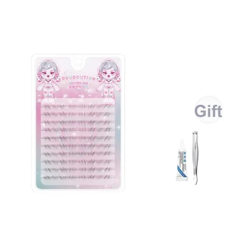 DOUDOUTIAN Клеящиеся ресницы для женщин