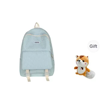URBAN FOREST Polyester Backpack Unisex Sky Blue/Yellow/Green/Pink/Black