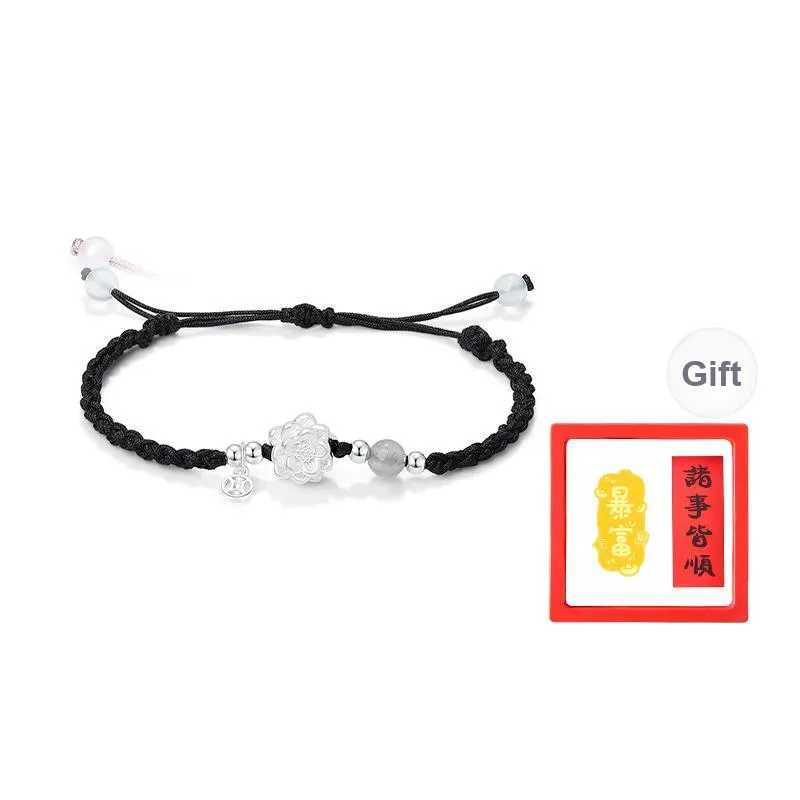 Chongqing Gold Store 999 Fine Silver Bracelets Women's-5