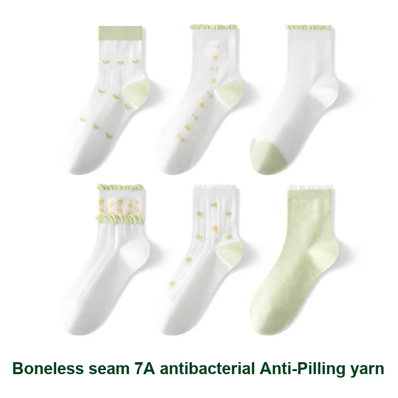 Caramella Mid Calf Socks Women's 5 Pack-1