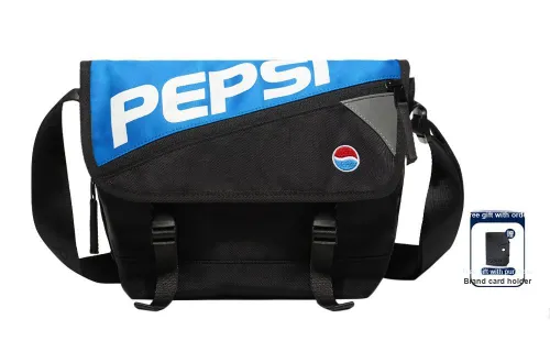 pepsi Сумки через плечо Синий черный С подарками Бренд Theme Картхолдер Унисекс