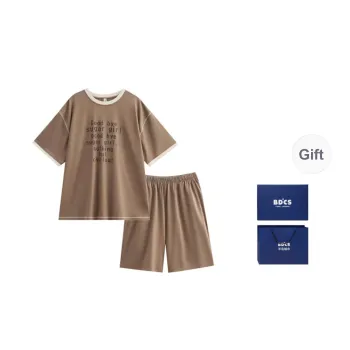 Peninsula City Pajama Set Men's Gift Box Set Brown