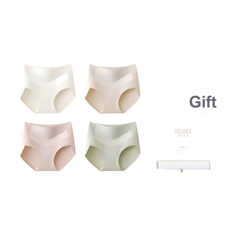 XIA.WA.ZHI.XIU Underpants Women's Shopping Bag 4 Pack-0