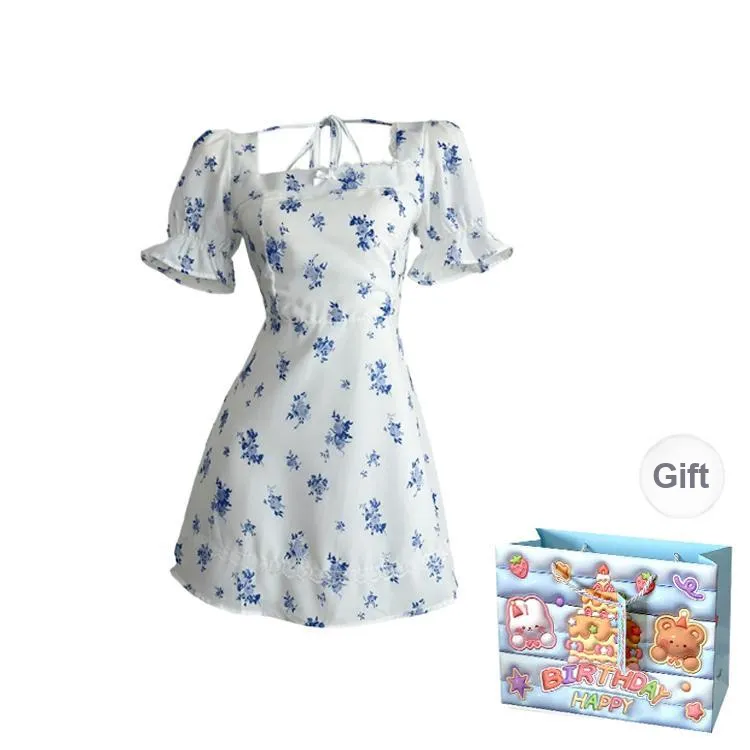 Gentle Welcome Short Sleeved Dress Women's White-0