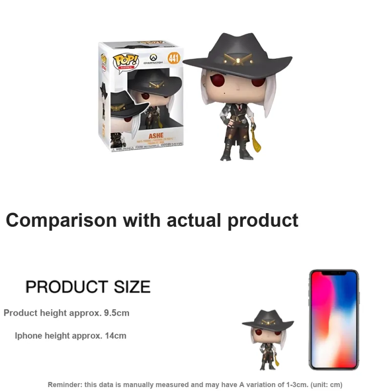 Funko POP! Collection GAMES Overwatch Ashe Chibi Figures-3