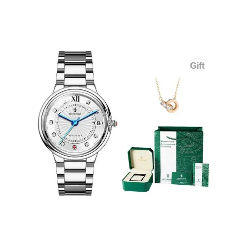 RENOVO Автоматический Механический Механизм Женские Часы 33 мм Многоцветный