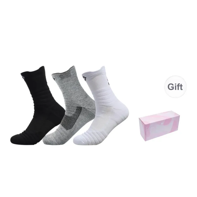 RIGORER Mid Calf Socks Unisex Solid Color-35