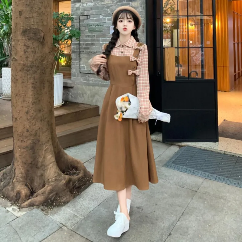 SECFLY OFFICIAL Long Sleeved Dresses Women's Image Color-1