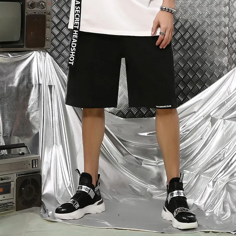 GENANX Casual Shorts Unisex Black-2