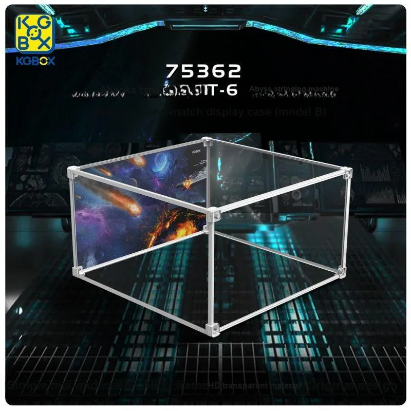 KGBOX Asoka. Tata T 6 Jedi Shuttle Acrylic Dust Resistant Display Case With Dust Cover Model Accessories-9