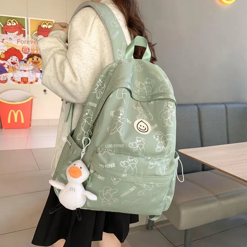 Debecca Nylon Backpack Regular Unisex Multicolor-12