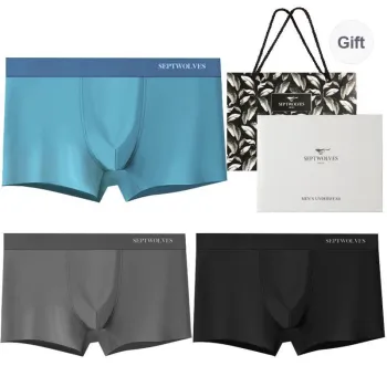 SEPTWOLVES Boxer Shorts Men's 3-Piece Gift Box Set