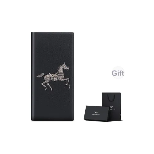 WilliamPOLO Топ Коровья Кожа Укороченный Премиум Кошелек с Множественными Слотами для Карт Мужской Черный