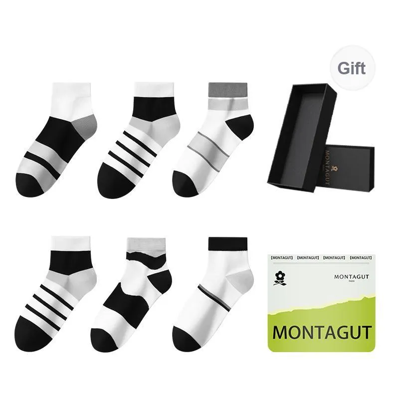 Montagut Ankle Socks Men's Box 6 Pack-2