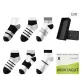 White Sole Black Gray Color Block+Black Heel White Base Gray Stripes+Black Toe Black & White+Gray Heel Black White Stripes+Gray Toe Middle Pinstripe+Light Gray Heel