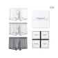White+Light Gray+Dark Gray