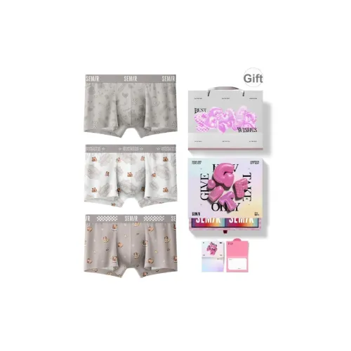 SEM R Трусы Мужские упаковка из 3 штук набор в подарочной коробке