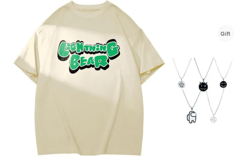 LIGHTNING BEAR T Shirts Unisex-8