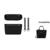 [Black Two-Piece Set]Felt Liner+1 Pair Abrasion-Resistant Tips (Includes Metal Protective Rings)