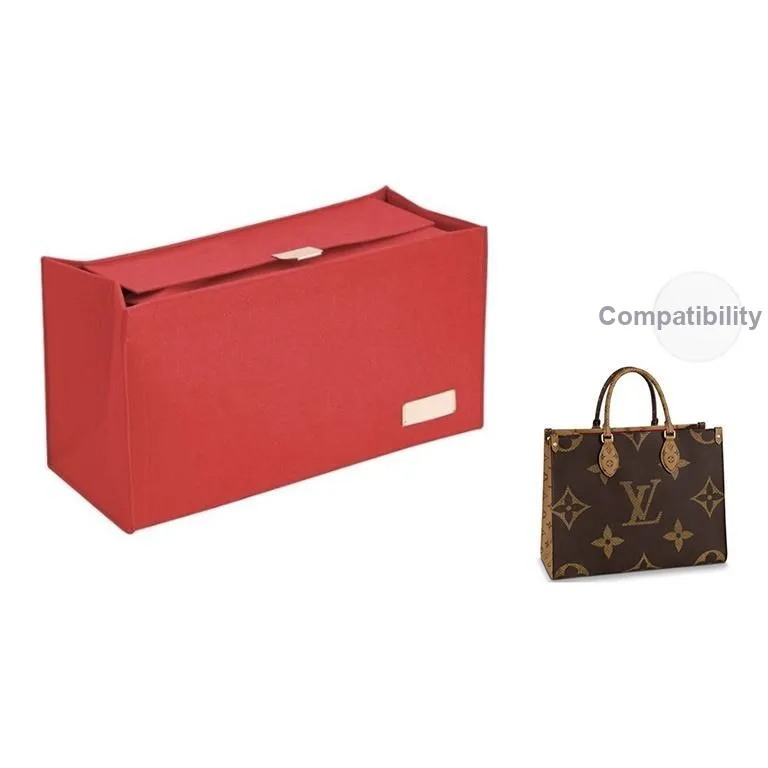 Ingenuity Handmade Felt Liner Tote Super Light Отделение для хранения Внутренний карман Одиночная покупка Ремень сумки