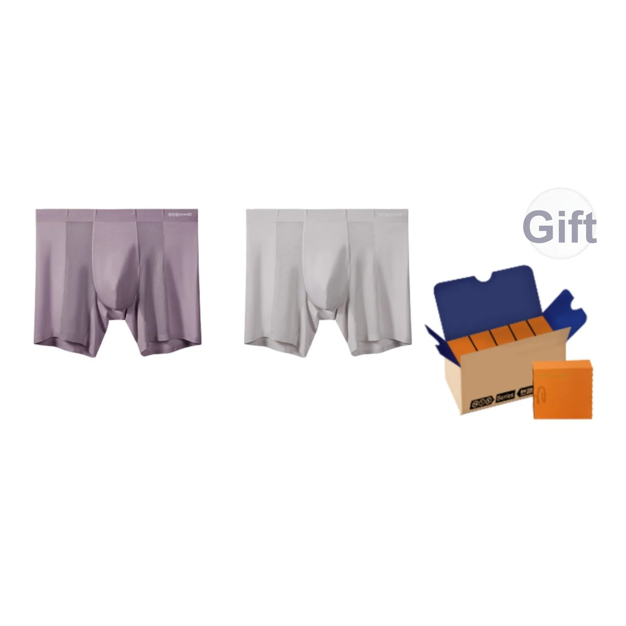 H YXIANG Боксеры Мужской Подарочная коробка OF 2 Ленты