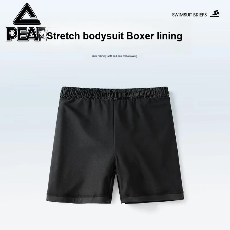 PEAK Swimming Sets Polyester Elastane Poolside Men's Black-1