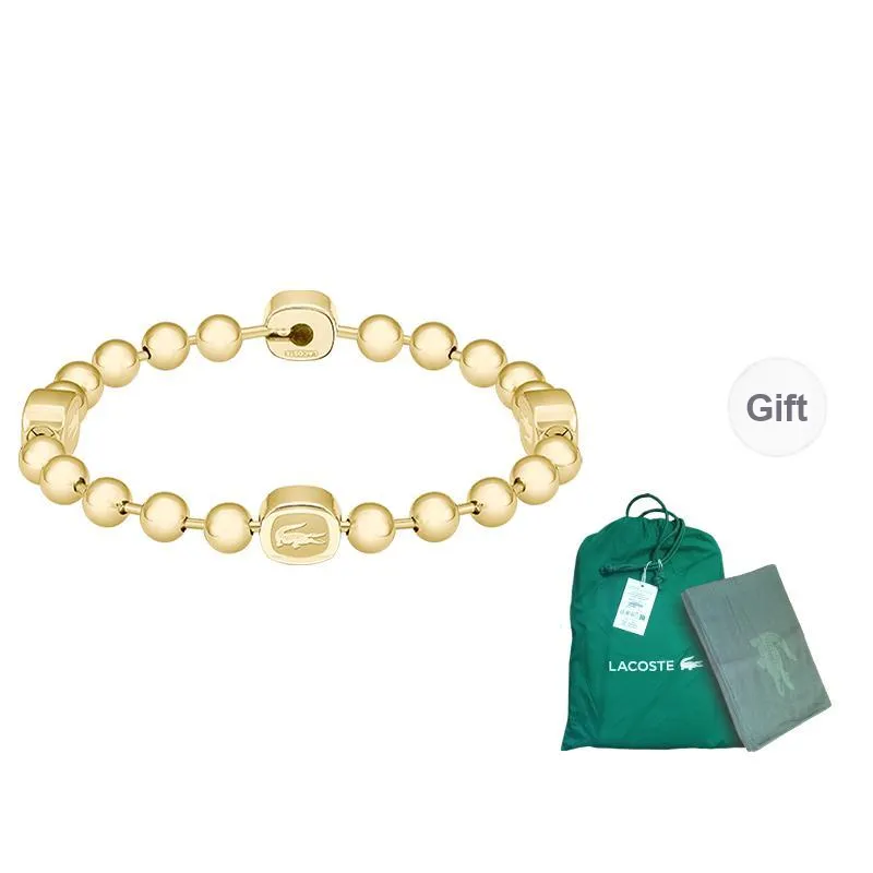LACOSTE Stainless Steel Bracelets Unisex Gold 2040409-5