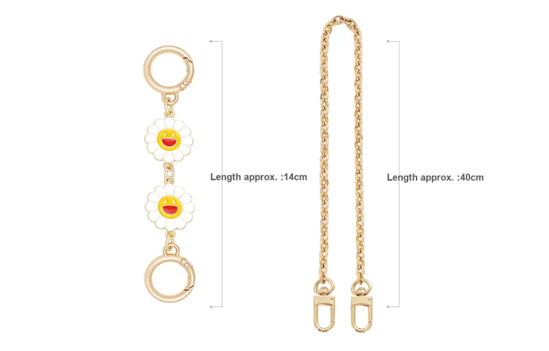 GUYI Metal Bag Accessory Bag Strap Women's Gold Tone-7