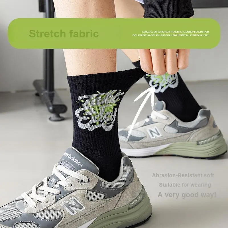 Cotton Gene Mid-Calf Socks Men's 4 Pack-15