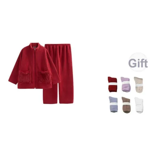 Same Language Пижамный комплект Мужской Праздничный Красный