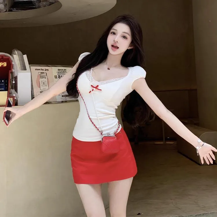 PLANE DRIFT Two Piece Skirt Sets Women's-3