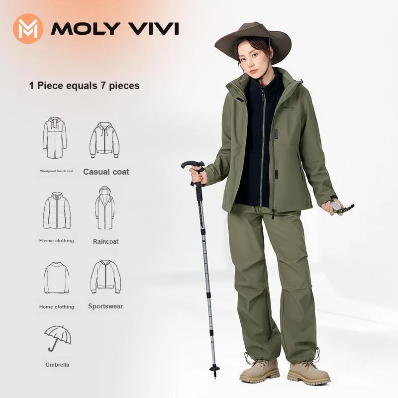 MOLY VIVI Soft Shell Coat Unisex-70