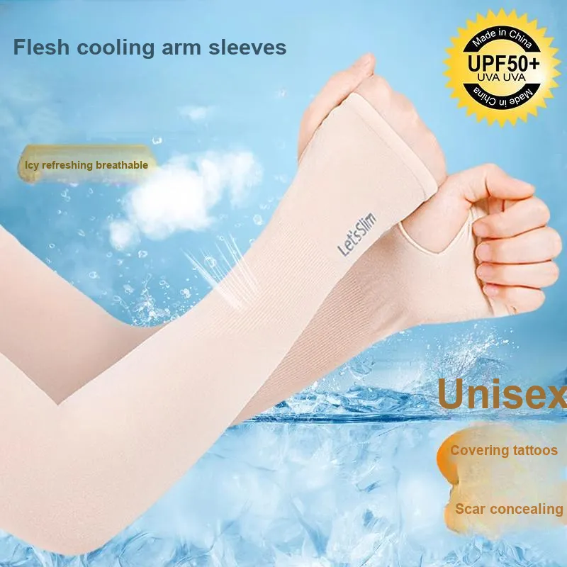 Anxious Polyamide Sun Protection Sleeves Unisex-3