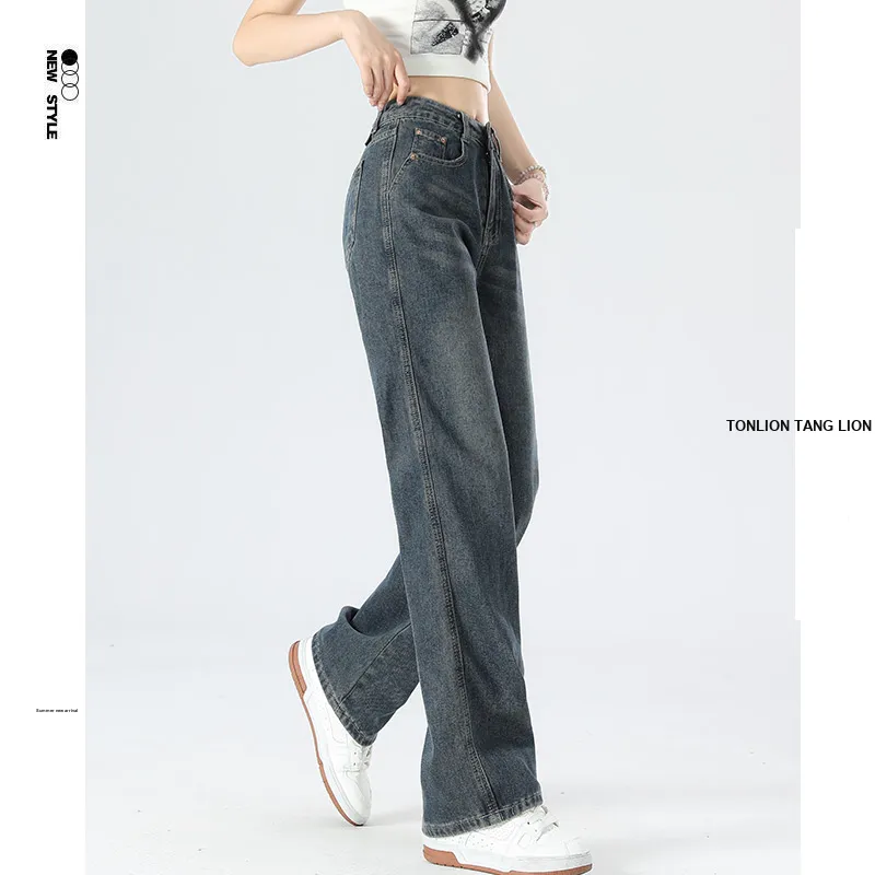 Tonlion Jeans Women's Gray-4