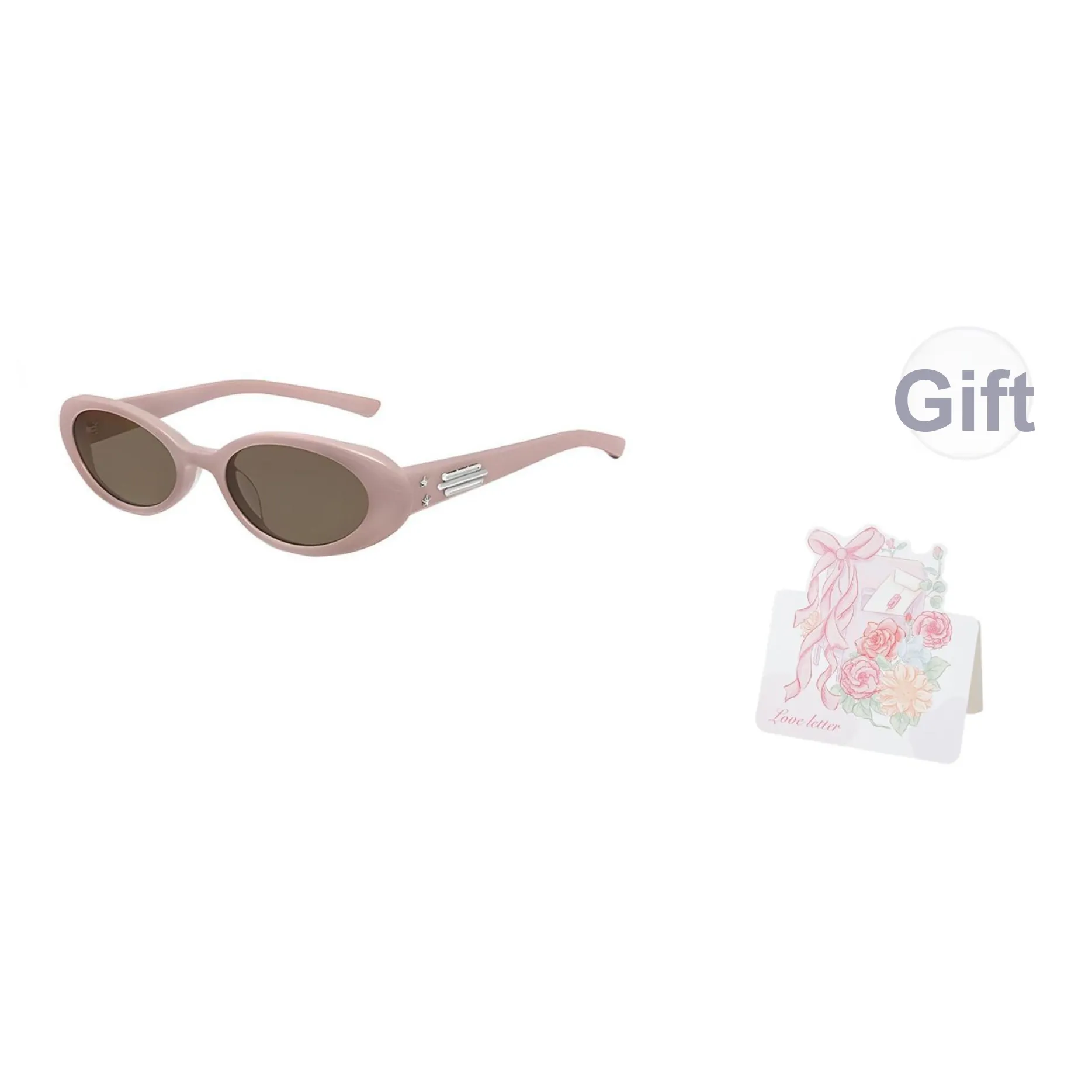 CAPONI Пластиковая оправа OVAL SUNGLASSES Унисекс