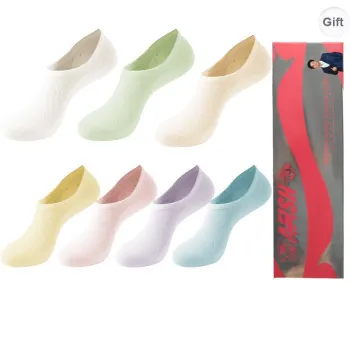 AFISH No-Show Socks Women's Gift Box 7 Double Packs