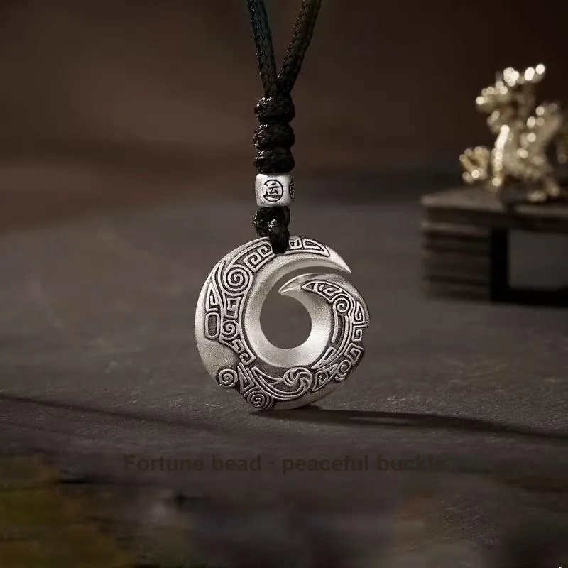 AITAO 999 Fine Silver Sterling Silver Necklaces Men's-2