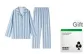 Gray Blue Stripes