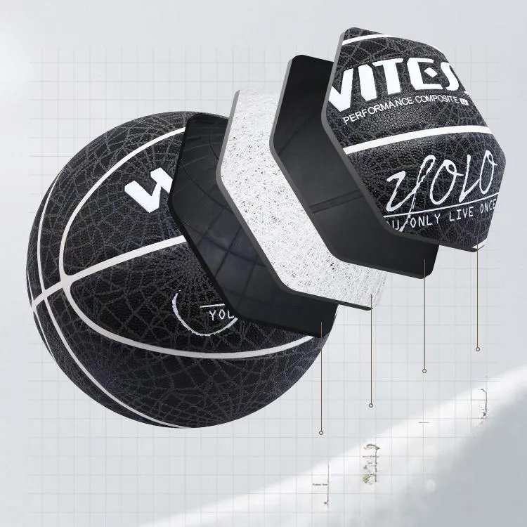 WITESS PU Basketball No. 7/Standard Training Reflective Unisex-11