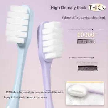 KEJIEKEJING Ten Thousand Soft Fuzzy Fine Tinsel Toothbrushes Gum Protection, No Bleeding