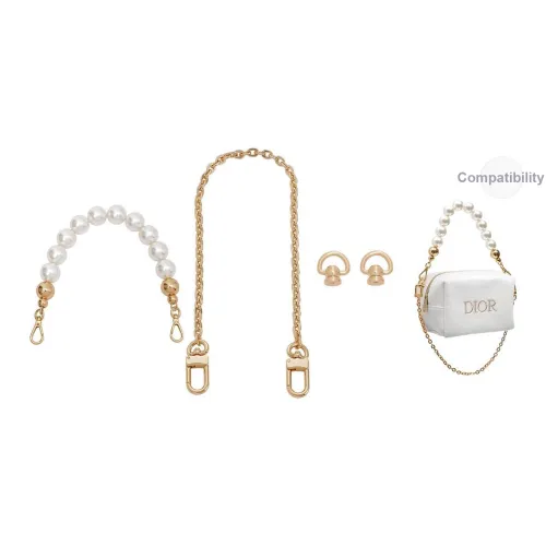 Lan Bao Fan Сплав Металл Сумка Аксессуар Жемчужная цепочка Женские Золотой тон