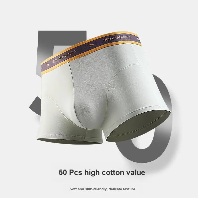 RED DRAGONFLY Cotton Panties Men's 4 Piece Gift Box Sets-6