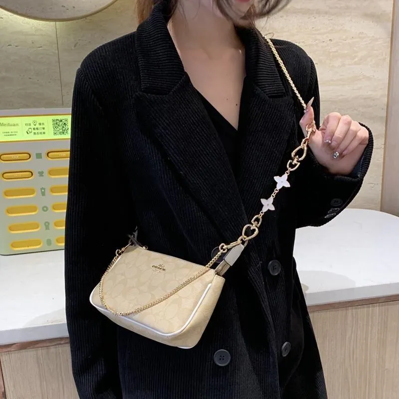 Juju Jimmy Bag Straps Gold Tone Decorative Chain+Four Leaf Clover Extender Chain+Extender Chain-2
