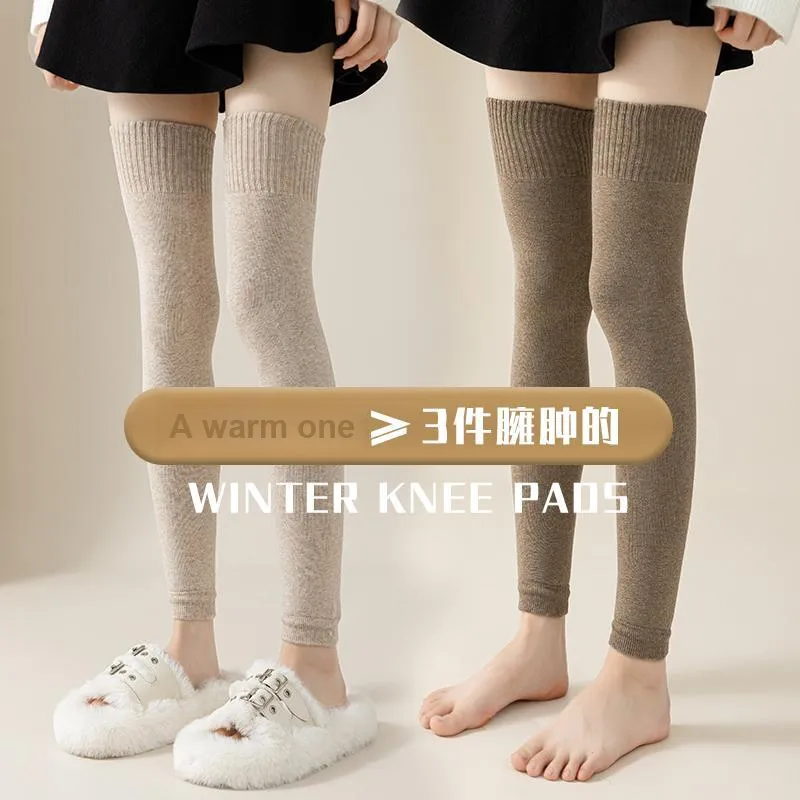 XIANSINIAO Thigh high Socks Women's 2 Pack-3