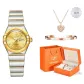 Medium Gold Finish Metal[Gift Box Set]