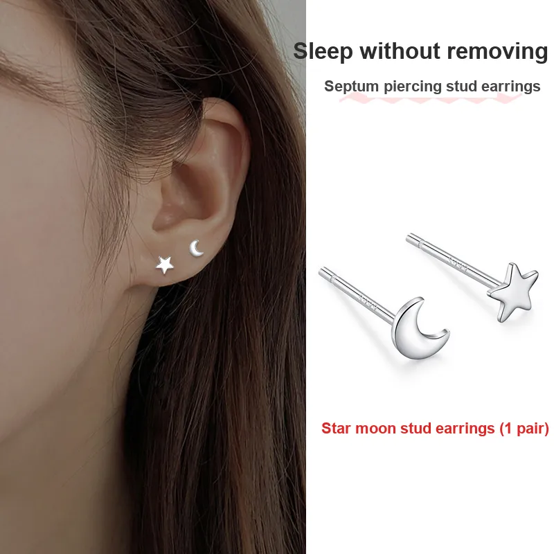 ETAHLOVE Sterling Silver Stud Earrings Women's Surprise For Bestie Girlfriend's Birthday-7