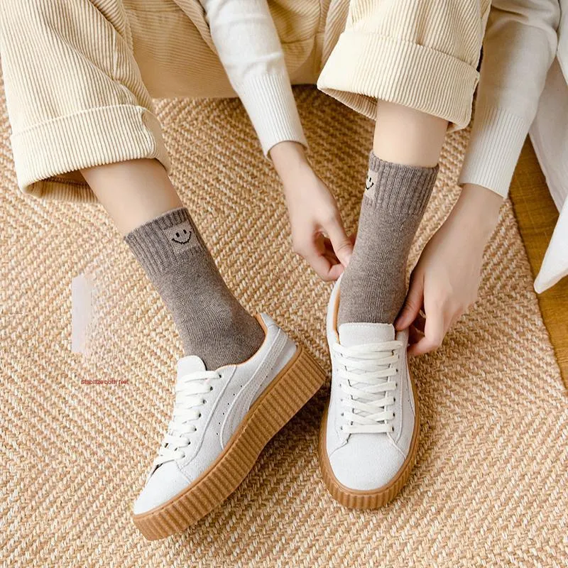 YUZHAOLIN Mid Calf Socks Women's Combo Set-2