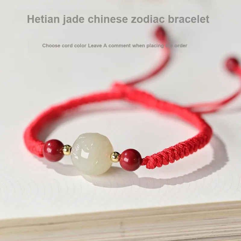 KUNYUYAO Bracelets White Jade Unisex-1