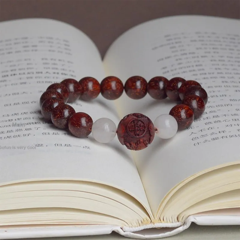 Three Inches Of Daylight Bloodwood Bracelets Unisex-8